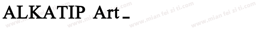 ALKATIP Art字体转换